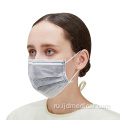 3-х слойная одноразовая нетканая защитная плоская маска для лица